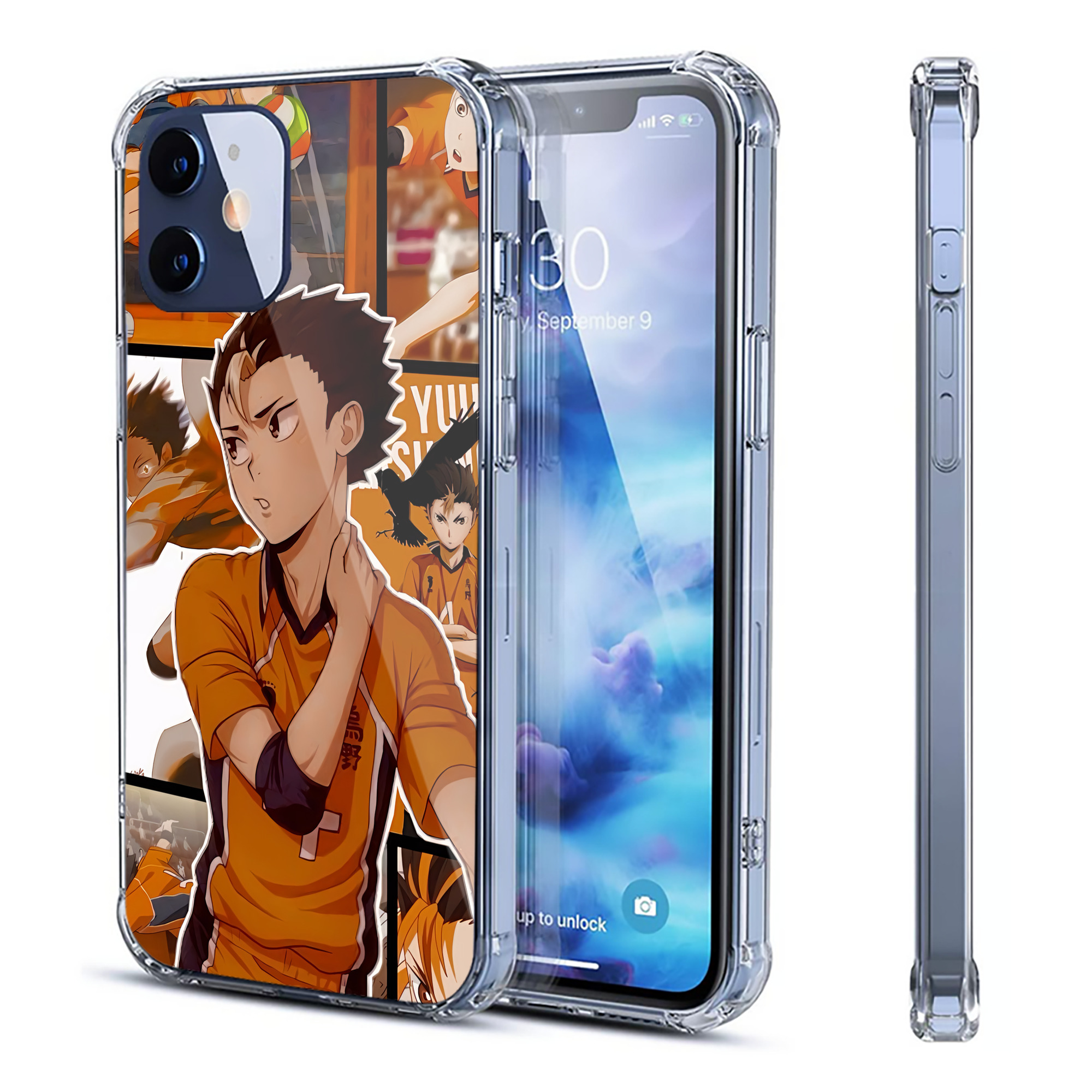 （画像用） ハイキュー!! Haikyu!! 【iPhone 12シリーズ対応】透明スマホケース（クリアソフトケース）